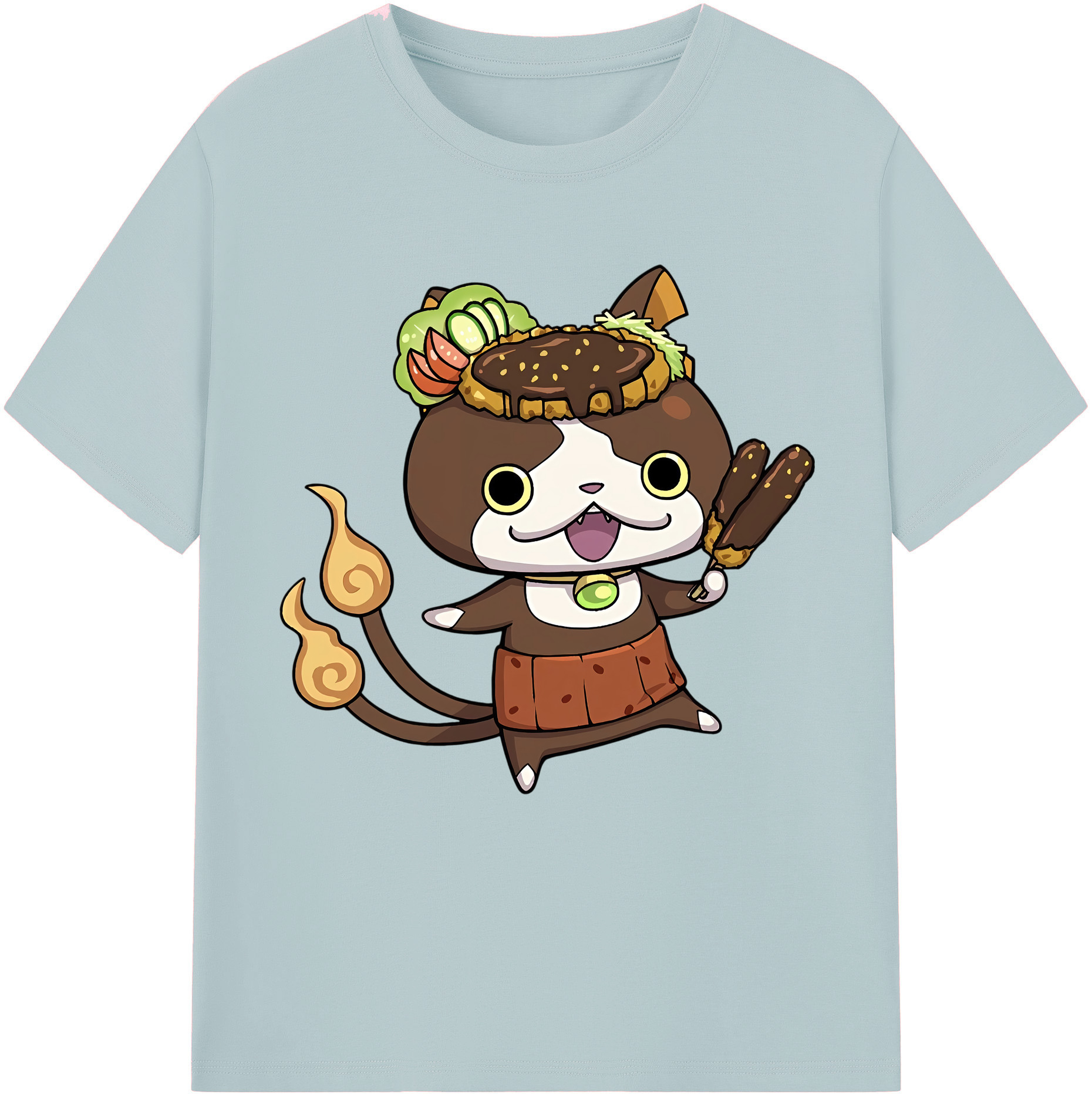 （画像用） 妖怪ウォッチ Yo-kai Watch 綿100％半袖Tシャツ（フロントプリント）